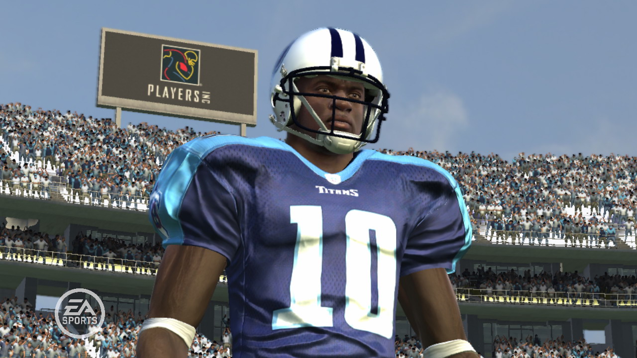 Screenshots of the Vince Young Madden NFL 08 theme