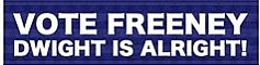 Dwight Freeney election bumper sticker